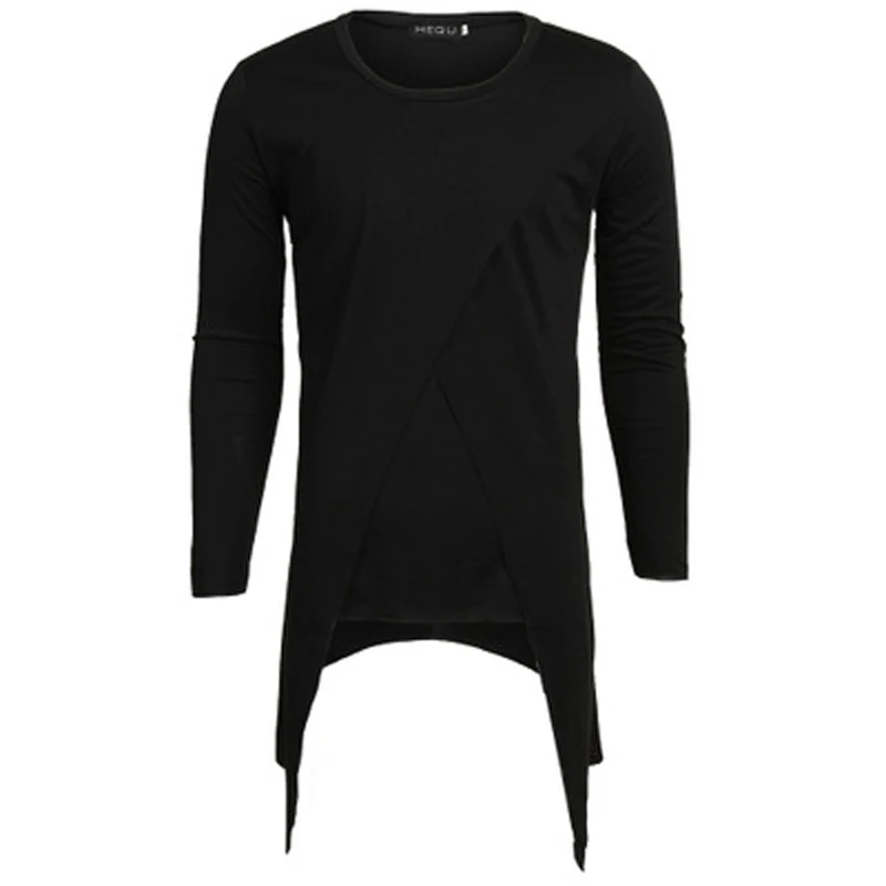 New European Men's Thin Kimono Cardigan Long Sleeve Loose Asymmetric Hem Long Cardigan Men's Outerwear Black
New European Men's Thin Kimono Cardigan Long Sleeve Loose Asymmetric Hem Long Cardigan Men's Outerwear Black