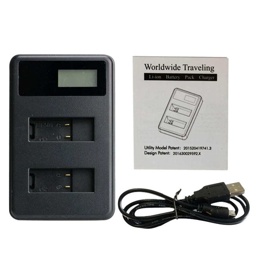 For GoPro Hero 5 GoPro Hero 6 Battery Batterie LCD Dual USB Charger For GoPro Hero5 6 Black Camera Accessories
For GoPro Hero 5 GoPro Hero 6 Battery Batterie LCD Dual USB Charger For GoPro Hero5 6 Black Camera Accessories