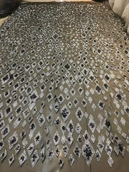 Newest Jolin-10.1920 african tulle mesh fabric sparkly glued glitter sequins lace fabric for party dress
Newest Jolin-10.1920 african tulle mesh fabric sparkly glued glitter sequins lace fabric for party dress