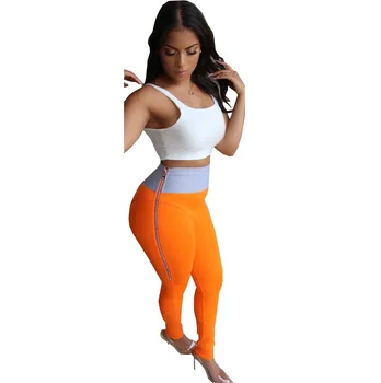 Spring Autumn Women Pants Patchwork Color Zipper Skinny Pencil Long Pants Trousers Plus Size Casual
Spring Autumn Women Pants Patchwork Color Zipper Skinny Pencil Long Pants Trousers Plus Size Casual