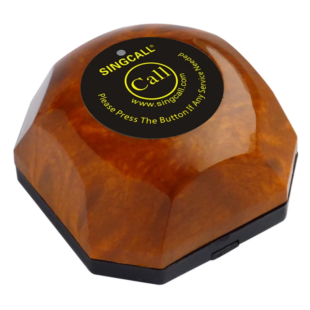 SINGCALL. wireless restaurant calling button ,waiter call system,with removable waterproof base,pager is waterproof.
SINGCALL. wireless restaurant calling button ,waiter call system,with removable waterproof base,pager is waterproof.