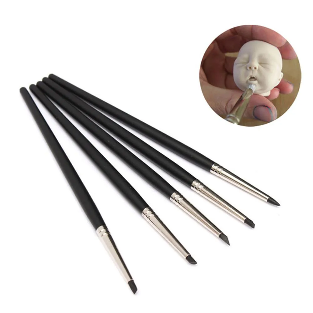 5Pcs Polymer Clay Tools Carving Craft Brush Pottery Tools Clay Sculpture Sculpting Carver Pottery Ceramics Tool Color Shapers
5Pcs Polymer Clay Tools Carving Craft Brush Pottery Tools Clay Sculpture Sculpting Carver Pottery Ceramics Tool Color Shapers