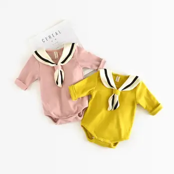 INS Sailor Tie Trendy Design Kids Romper Cotton College Style Baby 0-3Y Infant Twins Girl Boys Rompers Bebes Toddler Clothes
INS Sailor Tie Trendy Design Kids Romper Cotton College Style Baby 0-3Y Infant Twins Girl Boys Rompers Bebes Toddler Clothes