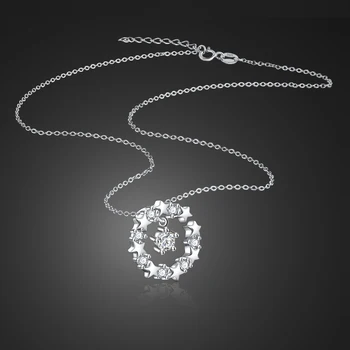 New design moon star pendant chain Chocker 100% 925 Sterling Silver Zircon Lucky Star Necklace Women & girls Silver jewelry Gift
New design moon star pendant chain Chocker 100% 925 Sterling Silver Zircon Lucky Star Necklace Women & girls Silver jewelry Gift