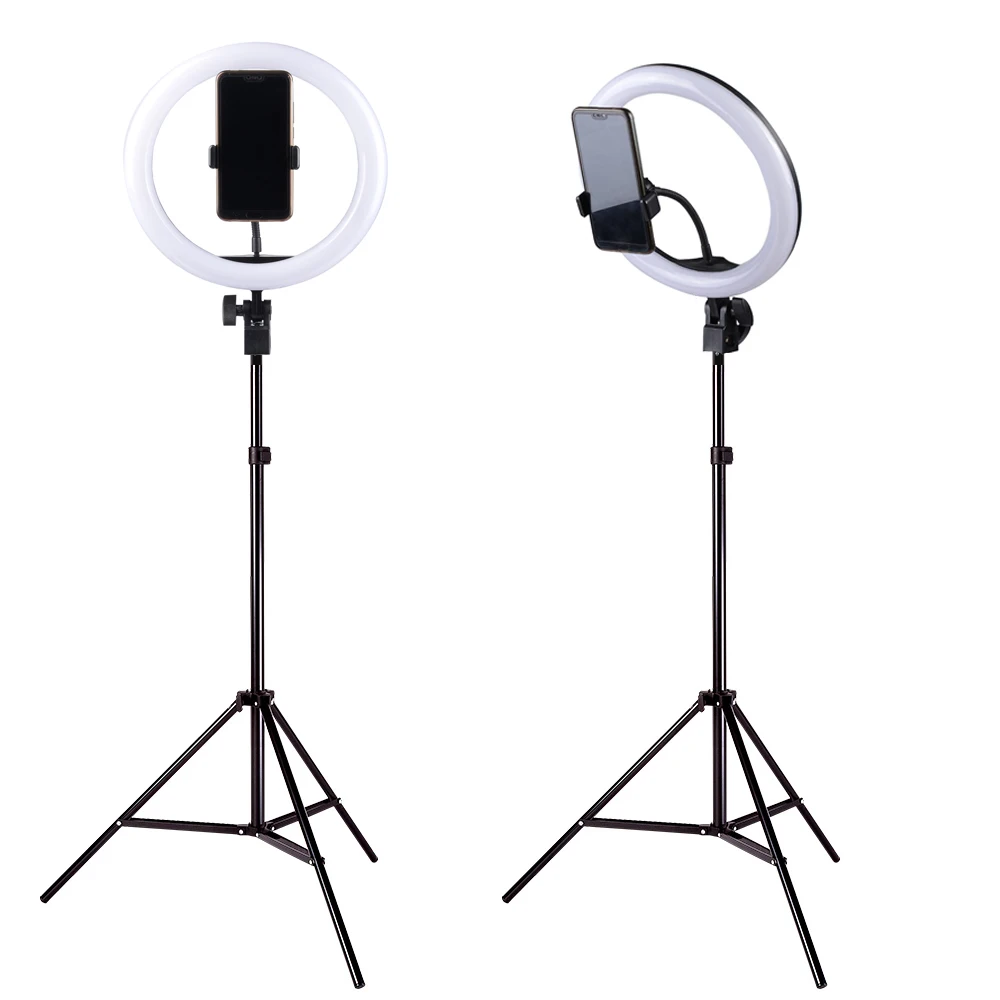 LED Selfie Ring Light Dimmable 3200-5500K Studio Photography Photo Fill Ring Light with 2M Tripod for iphone Smartphone Makeup
LED Selfie Ring Light Dimmable 3200-5500K Studio Photography Photo Fill Ring Light with 2M Tripod for iphone Smartphone Makeup