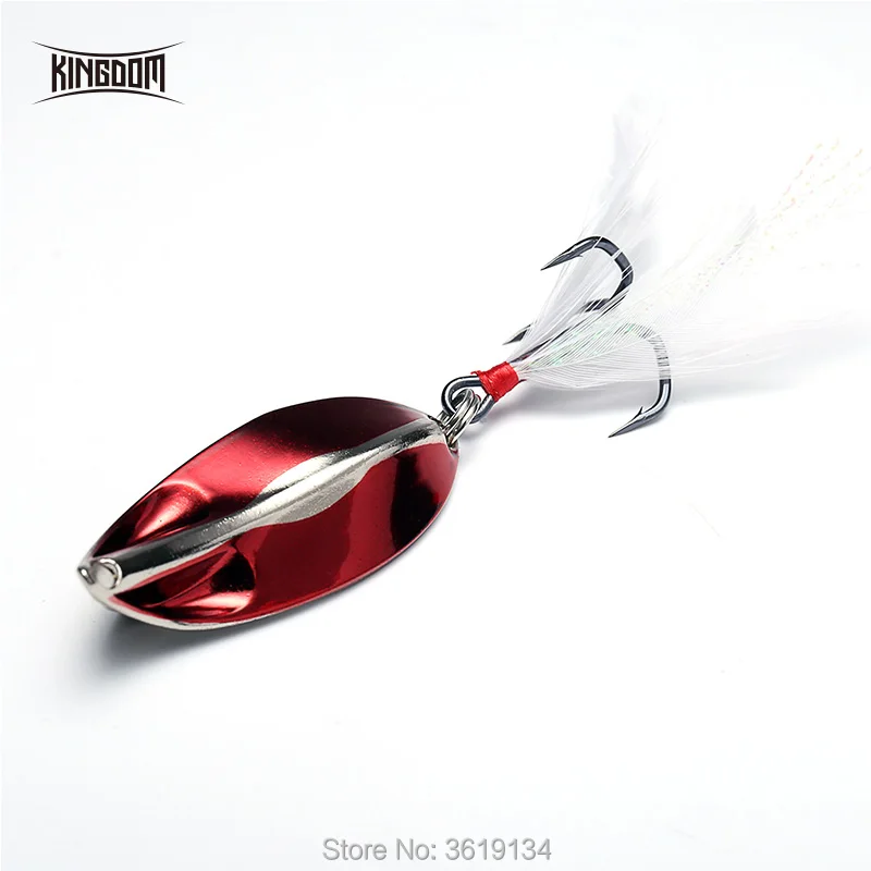Kingdom Metal Lure Leaf Fishing Lures Hard Baits 1PC Full Aqueous Layer Metal Material With Feather Hook Fishing Tackle
Kingdom Metal Lure Leaf Fishing Lures Hard Baits 1PC Full Aqueous Layer Metal Material With Feather Hook Fishing Tackle