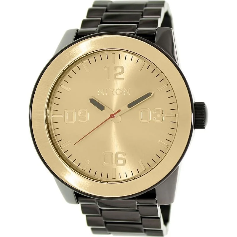 Nixon Mens Corporal SS Black Gold Men Watches Top Brand Luxury Male Female Business Mens Wrist Watch Hodinky Relogio Masculino
Nixon Mens Corporal SS Black Gold Men Watches Top Brand Luxury Male Female Business Mens Wrist Watch Hodinky Relogio Masculino