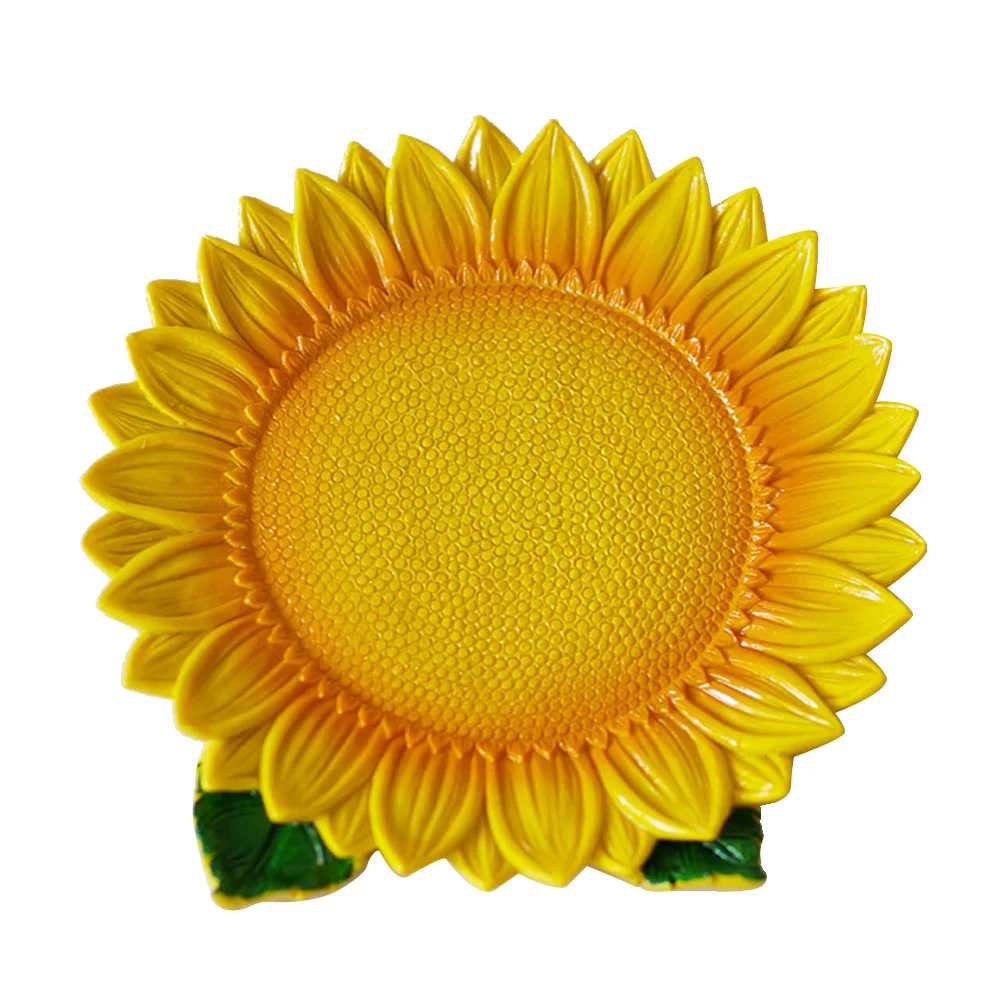 1pcs Resin Plate Yellow Sunflower Simulation Plants Decorative Dish for Dried Fruit Snacks Jewelry Nut A20
1pcs Resin Plate Yellow Sunflower Simulation Plants Decorative Dish for Dried Fruit Snacks Jewelry Nut A20
