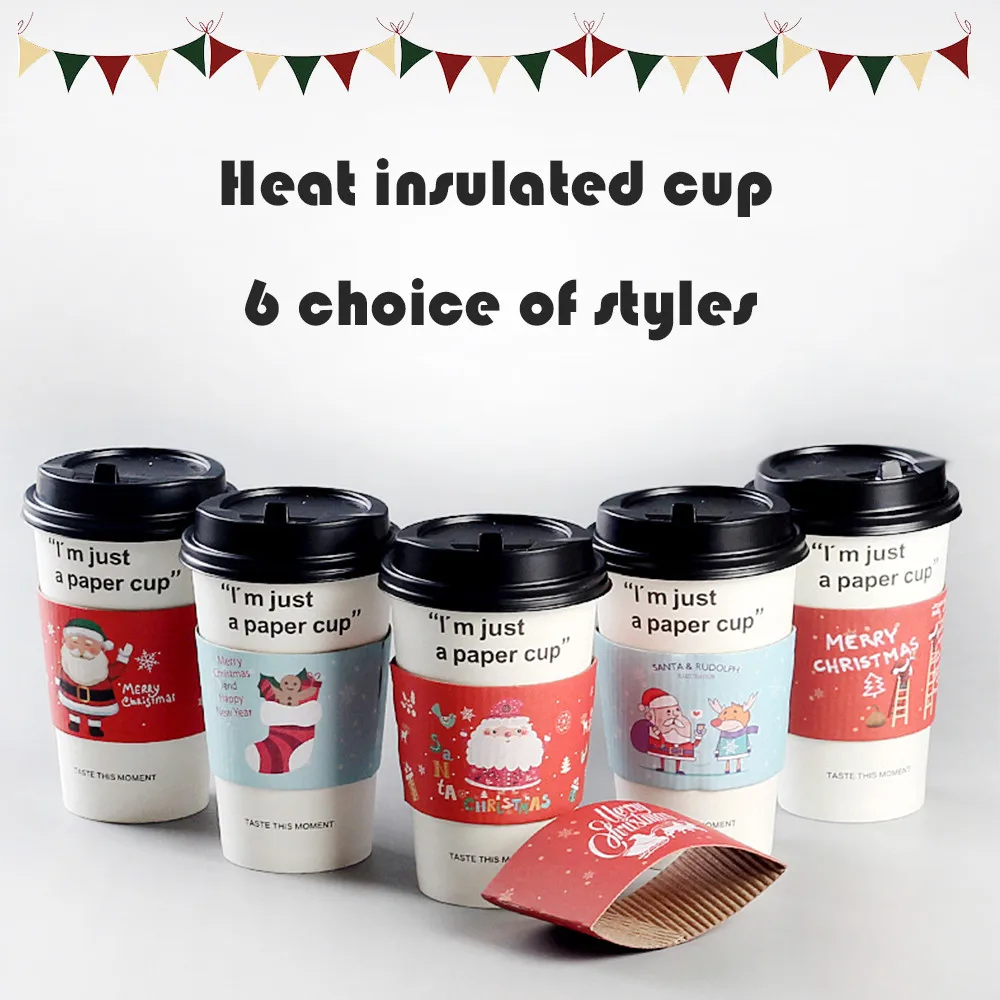 Disposable Christmas insulated cup set for coffee cup water glass Christmas style Pattern 2018 Christmas New Arrival Hot Sale
Disposable Christmas insulated cup set for coffee cup water glass Christmas style Pattern 2018 Christmas New Arrival Hot Sale