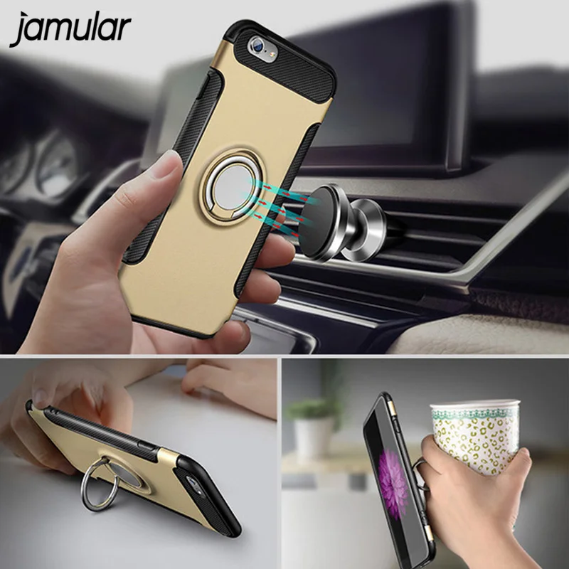 JAMULAR Ring Holder Phone Case for Samsung Galaxy S9 S8 Plus S7 Edge J7 J5 2016 Case Magnetic Suction For Car Kickstand Cover
JAMULAR Ring Holder Phone Case for Samsung Galaxy S9 S8 Plus S7 Edge J7 J5 2016 Case Magnetic Suction For Car Kickstand Cover