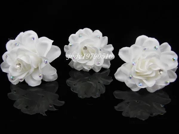 20 Pcs White Flower Crystal Bridal Wedding Prom Hair Pins Hair Clip Free Shipping
20 Pcs White Flower Crystal Bridal Wedding Prom Hair Pins Hair Clip Free Shipping