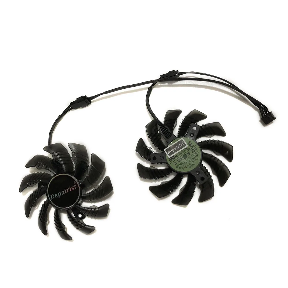 2pcs/set GTX1050Ti GTX1050 GPU VGA Cooler Graphics Fan For GeForce GTX 1050 OC 3G Gigabyte GTX 1050Ti CN 4G Video Card Cooling
2pcs/set GTX1050Ti GTX1050 GPU VGA Cooler Graphics Fan For GeForce GTX 1050 OC 3G Gigabyte GTX 1050Ti CN 4G Video Card Cooling