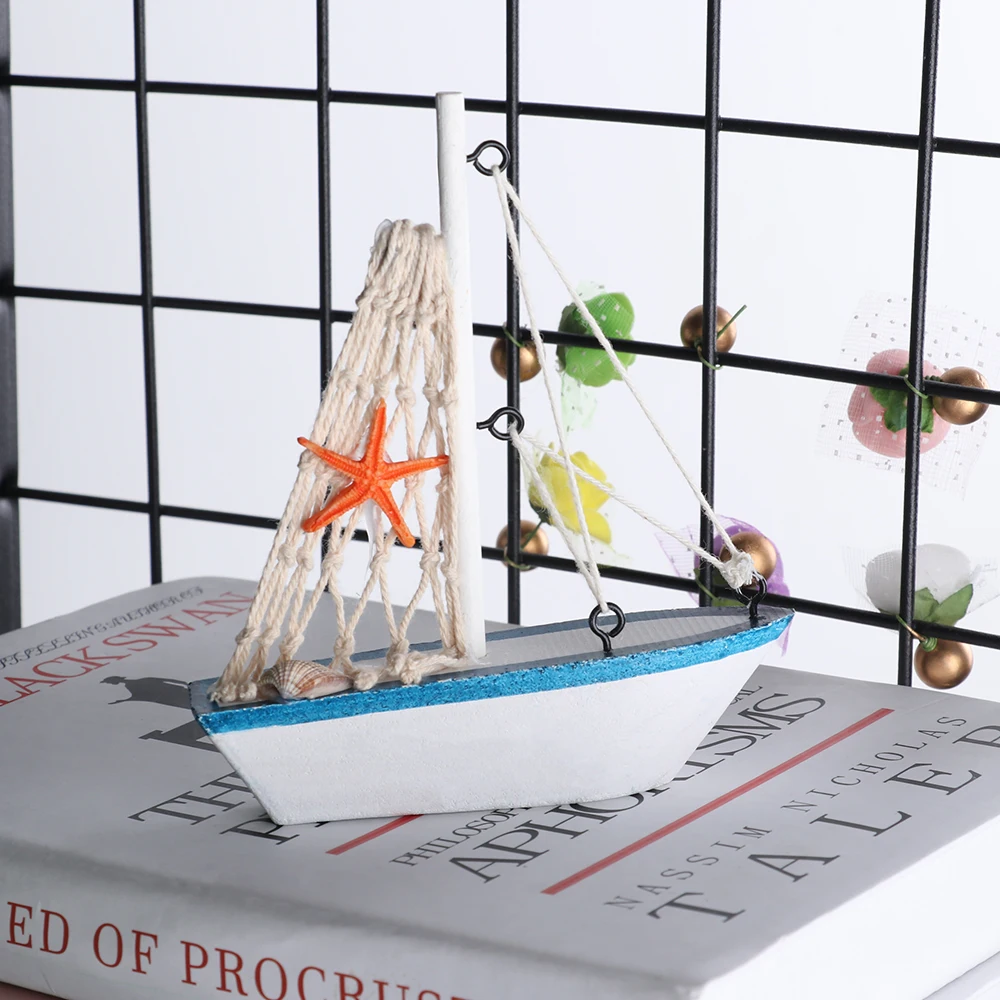 1PC Vintage Mediterranean Style Marine Nautical Wooden Blue Sailing Boat Ship Wood Crafts Ornaments Party Home Room Decoration
1PC Vintage Mediterranean Style Marine Nautical Wooden Blue Sailing Boat Ship Wood Crafts Ornaments Party Home Room Decoration