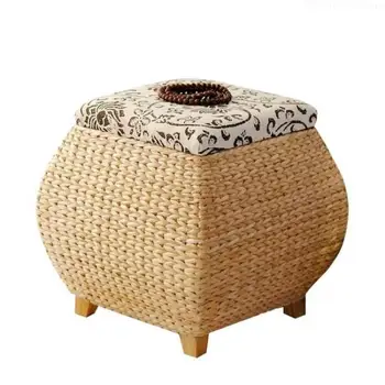 Natural straw storage shoe bench with cover storage stool finishing storage box wearing shoes footrest sofa square stool
Natural straw storage shoe bench with cover storage stool finishing storage box wearing shoes footrest sofa square stool