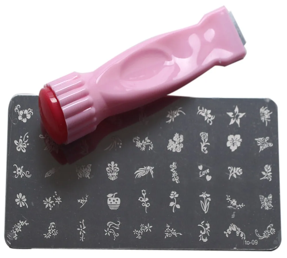 New Nail Art Stamp Stencil Tool Kit Stamper Design Stamping Image Template Plate Set
New Nail Art Stamp Stencil Tool Kit Stamper Design Stamping Image Template Plate Set