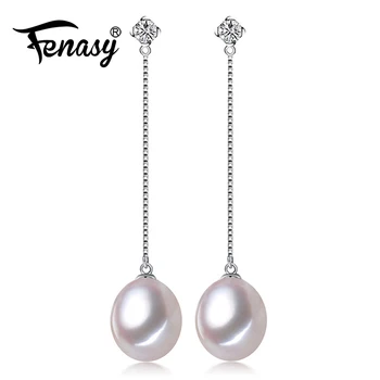 FENASY Natural Pearl earrings For Women Pearl Jewelry Casual Style 925 Sterling Silver Bohemian Long Drop Tassel Earrings
FENASY Natural Pearl earrings For Women Pearl Jewelry Casual Style 925 Sterling Silver Bohemian Long Drop Tassel Earrings