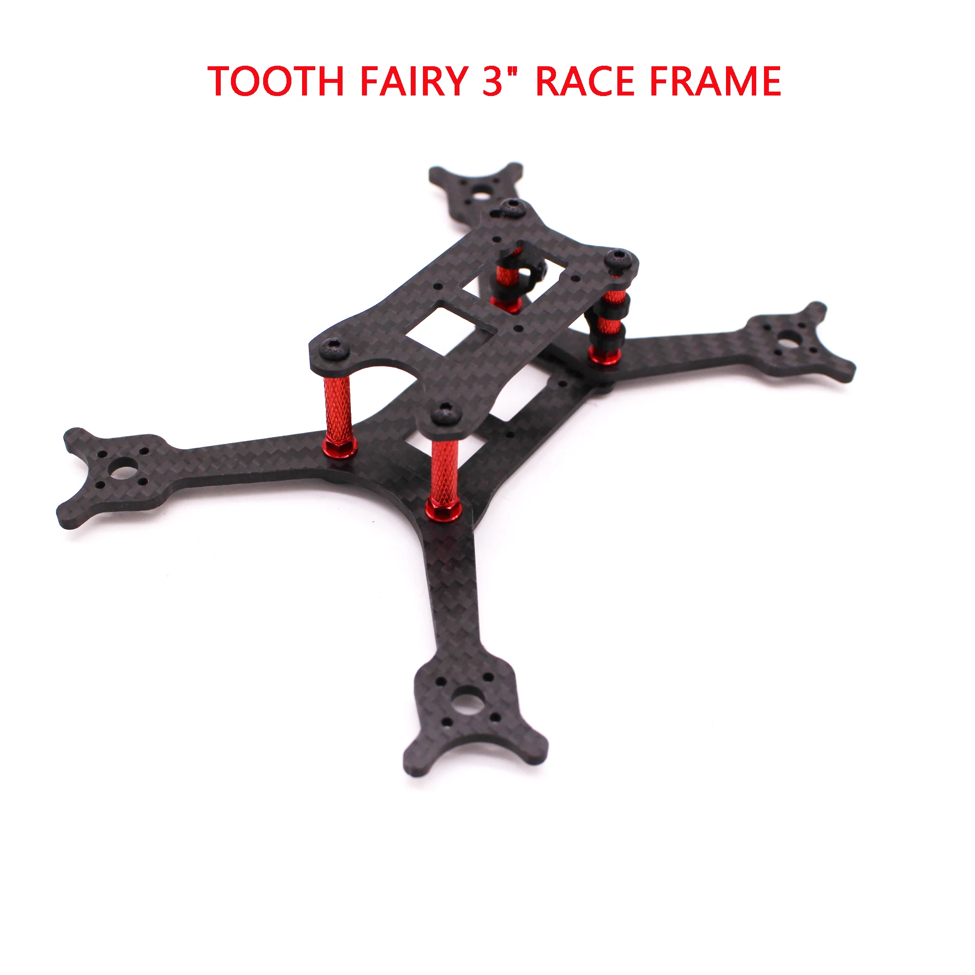 Floss 3 inch Carbon Fiber TOOTH FAIRY 3" RACE Frame 140mm FPV Frame kit with 3mm arm compatible 3inch propeller FPV Race drone
Floss 3 inch Carbon Fiber TOOTH FAIRY 3" RACE Frame 140mm FPV Frame kit with 3mm arm compatible 3inch propeller FPV Race drone