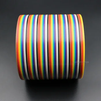Hellotronics 5 Meters/Lot Premium Standard 1.27mm Pitch 64 Pins Flat Rainbow Ribbon Cable Wires
Hellotronics 5 Meters/Lot Premium Standard 1.27mm Pitch 64 Pins Flat Rainbow Ribbon Cable Wires