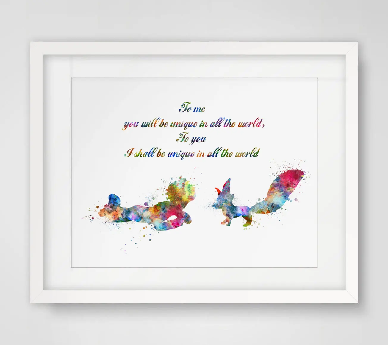 The Little Prince Fox To Me You Will Be Unique In All The World Quotes Art Print Poster Inspiration Poster Home Decor AP079
The Little Prince Fox To Me You Will Be Unique In All The World Quotes Art Print Poster Inspiration Poster Home Decor AP079