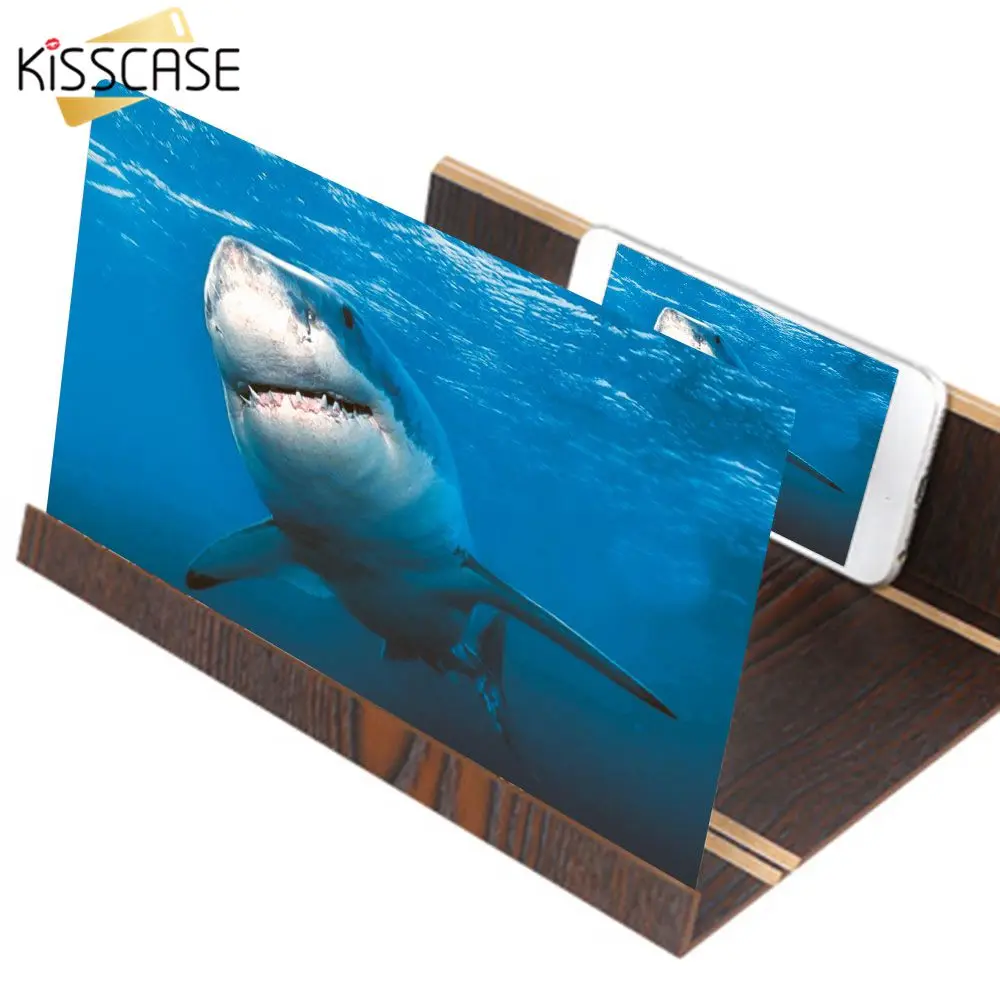 KISSCASE 3D Phone Screen Magnifier Stereoscopic Amplifying 12 Inch Desktop Wood Bracket enlarge 2~6 times Amplifier Phone Holder
KISSCASE 3D Phone Screen Magnifier Stereoscopic Amplifying 12 Inch Desktop Wood Bracket enlarge 2~6 times Amplifier Phone Holder