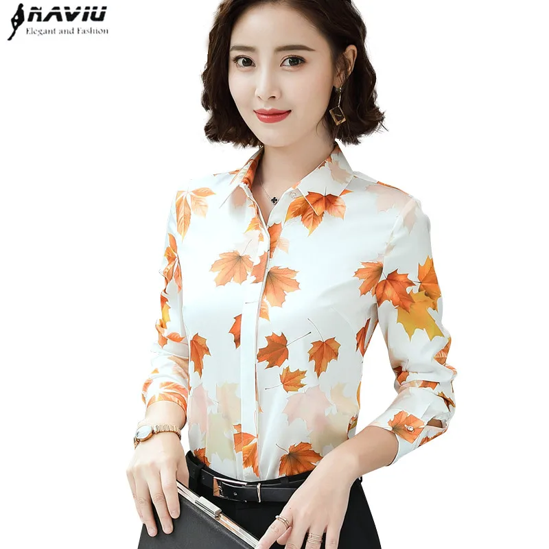 Fashion Print shirt female 2018 New Autumn temperament slim long sleeve chiffon blouse office ladies plus size formal tops
Fashion Print shirt female 2018 New Autumn temperament slim long sleeve chiffon blouse office ladies plus size formal tops