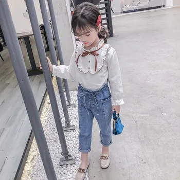 2019 Autumn Girls Clothes Sets Baby Girl Long Sleeve Shirt Top+Jeans Suits Kids Clothing Fashion Children's Clothes 2pcs
2019 Autumn Girls Clothes Sets Baby Girl Long Sleeve Shirt Top+Jeans Suits Kids Clothing Fashion Children's Clothes 2pcs