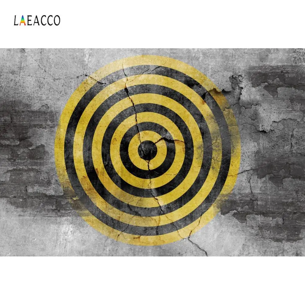 Laeacco Фото фоны целевой символ стрелы для охоты гранж цемент стена матч ребенок