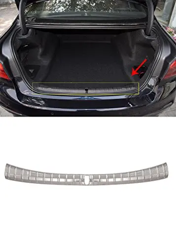 304 Stainless Steel Rear Trunk Interior and Outside Bumper Protector Plate Trim For BMW 5 Series G30 2017 2018 Car-Styling
304 Stainless Steel Rear Trunk Interior and Outside Bumper Protector Plate Trim For BMW 5 Series G30 2017 2018 Car-Styling