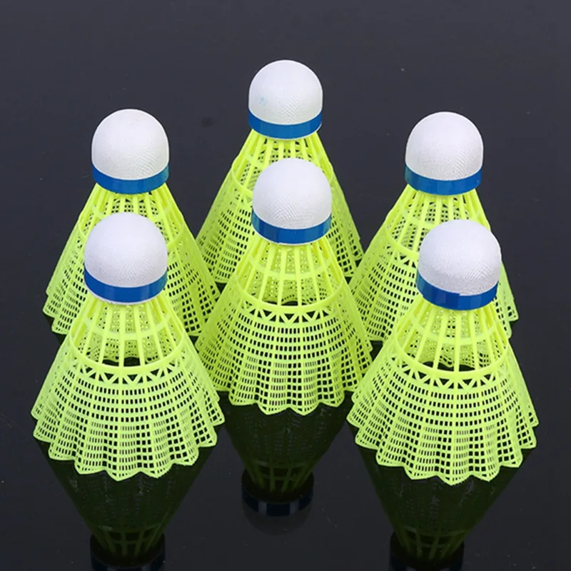 6pcs Super Durable Light Plastic Badminton Ball Training Ball Plastic Shuttle Cork Wood Ball Head
6pcs Super Durable Light Plastic Badminton Ball Training Ball Plastic Shuttle Cork Wood Ball Head