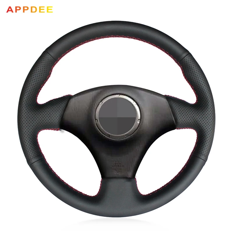 Чехол рулевого колеса автомобиля ручной работы APPDEE из натуральной кожи для Toyota