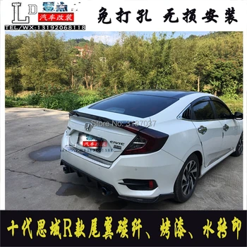 For Honda Civic 2016 2017 2018 Rear Wing Spoiler Trunk Carbon Fiber Rear Roof Spoiler Wing Trunk Lip Boot Cover Car Styling
For Honda Civic 2016 2017 2018 Rear Wing Spoiler Trunk Carbon Fiber Rear Roof Spoiler Wing Trunk Lip Boot Cover Car Styling