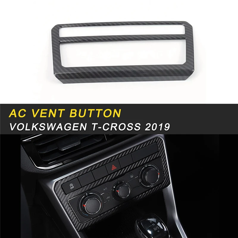 A/C Vent Button Switch Panel Cover Trim Frame Sticker Interior Accessories for Volkswagen T-CROSS 2019 Car Styling
A/C Vent Button Switch Panel Cover Trim Frame Sticker Interior Accessories for Volkswagen T-CROSS 2019 Car Styling