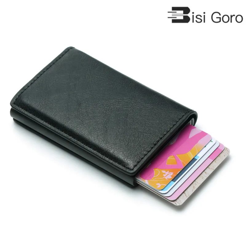 BISI GORO 2020 MEN Smart Wallet Bussiness Card Holder Hasp Rfid Wallet Aluminum Metal Credit Busines Mini Card Wallet Dropship
BISI GORO 2020 MEN Smart Wallet Bussiness Card Holder Hasp Rfid Wallet Aluminum Metal Credit Busines Mini Card Wallet Dropship