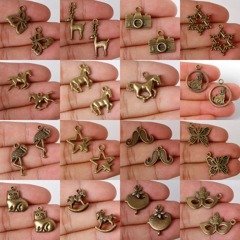New Arrival 8pcs/lot Ancient Bronze Mixed Type Pendant Zinc Alloy Earrings Jewelry Making DIY Jewelry Accessories
New Arrival 8pcs/lot Ancient Bronze Mixed Type Pendant Zinc Alloy Earrings Jewelry Making DIY Jewelry Accessories