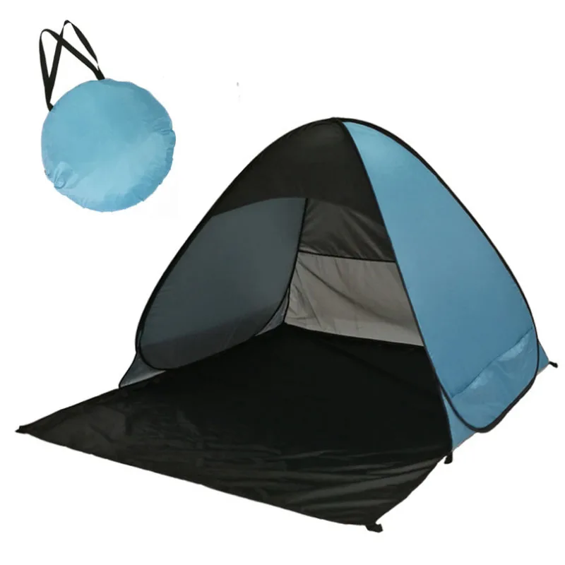 Two colors pop up Automatical set up camping beach shade tent to open quickly outdoor UV50+ protection portable beach tent
Two colors pop up Automatical set up camping beach shade tent to open quickly outdoor UV50+ protection portable beach tent