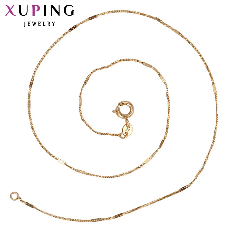 Xuping Fashion Necklace New Design Long Necklace Gold Color Necklace Unisex Chain Jewelry Top Sale Gift S13.1-42638
Xuping Fashion Necklace New Design Long Necklace Gold Color Necklace Unisex Chain Jewelry Top Sale Gift S13.1-42638