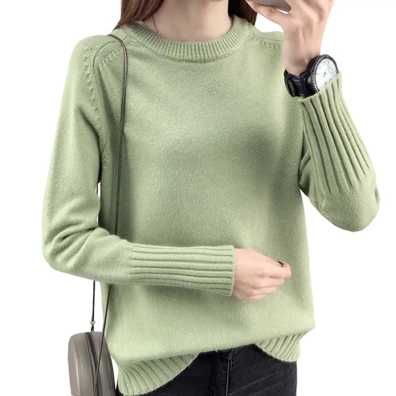 Sweater Women Autumn Winter Casual Loose O-Neck Pullover Sweaters Korean Full Raglan Batwing Sleeve Knitted Tops Sueter Mujer
Sweater Women Autumn Winter Casual Loose O-Neck Pullover Sweaters Korean Full Raglan Batwing Sleeve Knitted Tops Sueter Mujer