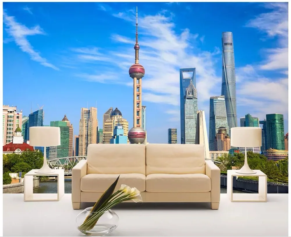 Custom mural 3d photo wallpaper Shanghai architectural oriental pearl scenery home decor living room wallpaper for wall 3 d
Custom mural 3d photo wallpaper Shanghai architectural oriental pearl scenery home decor living room wallpaper for wall 3 d
