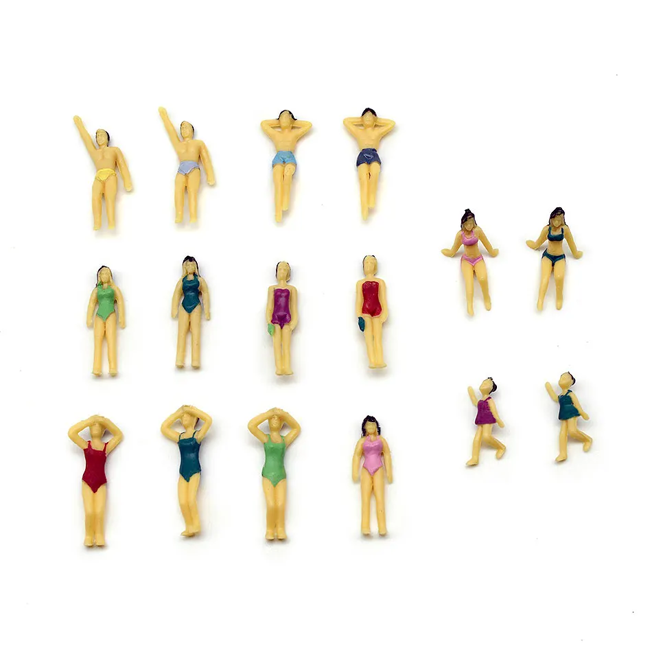Teraysun wholesale 100pcs 1;50 sand beach scale model swimming figure min plastic model swimming human figure
Teraysun wholesale 100pcs 1;50 sand beach scale model swimming figure min plastic model swimming human figure