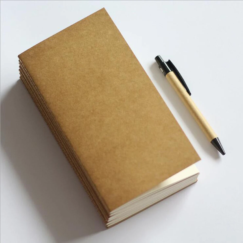 Kraft Paper Cover Vintage Multi-functional Traveler's Notebook's Filler Books Office School Stationery Planner Exercise Notepad
Kraft Paper Cover Vintage Multi-functional Traveler's Notebook's Filler Books Office School Stationery Planner Exercise Notepad