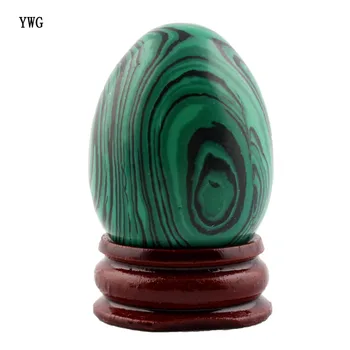 30*40mm Malachite Home Office Ornaments Natural Carnelian Stone Carved Eggs With Wood Stand Decor Chakra Healing Reiki Crafts
30*40mm Malachite Home Office Ornaments Natural Carnelian Stone Carved Eggs With Wood Stand Decor Chakra Healing Reiki Crafts