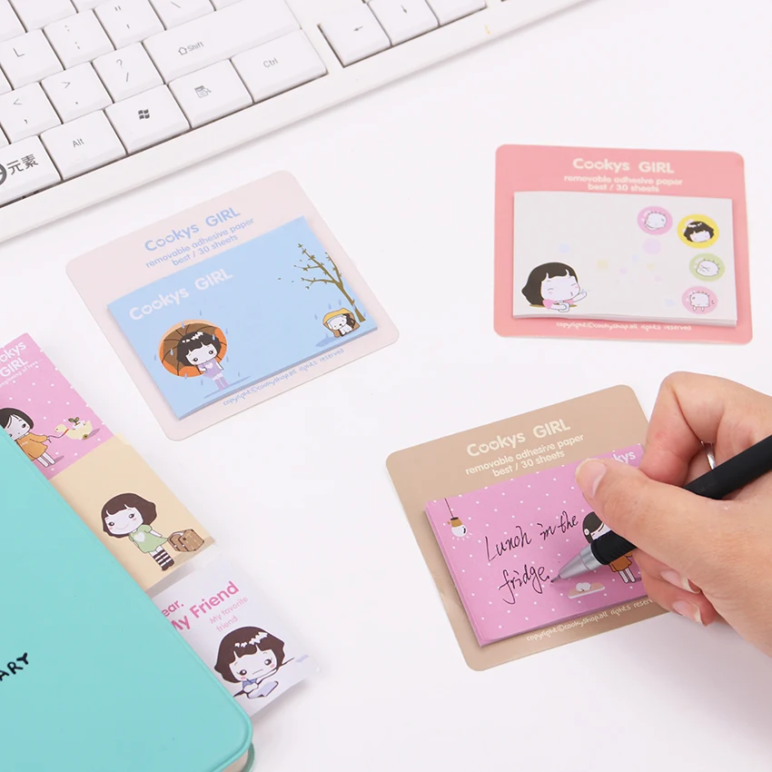 1PC Korean Stationery Memo Pads Cute Convenience Scrapbooking Sticker Sticky Memo Pads Stationery Notebook Office Supplies
1PC Korean Stationery Memo Pads Cute Convenience Scrapbooking Sticker Sticky Memo Pads Stationery Notebook Office Supplies