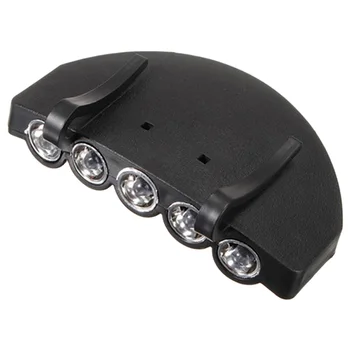 Travel Night Safe and Convenient Headlamps Clip-On 5-LED Head Lights Hands-free Cap Hat Clip Lamp Flash / Steady ON 
Travel Night Safe and Convenient Headlamps Clip-On 5-LED Head Lights Hands-free Cap Hat Clip Lamp Flash / Steady ON