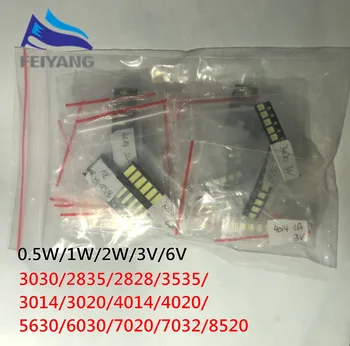 1W/0.5W SMD LED Kit 3V/6V 2835/3030/3535/4020/5630/6030/7020/7030/7032 Cold white For TV Backlight Beads 15 values *10pcs=150PCS
1W/0.5W SMD LED Kit 3V/6V 2835/3030/3535/4020/5630/6030/7020/7030/7032 Cold white For TV Backlight Beads 15 values *10pcs=150PCS