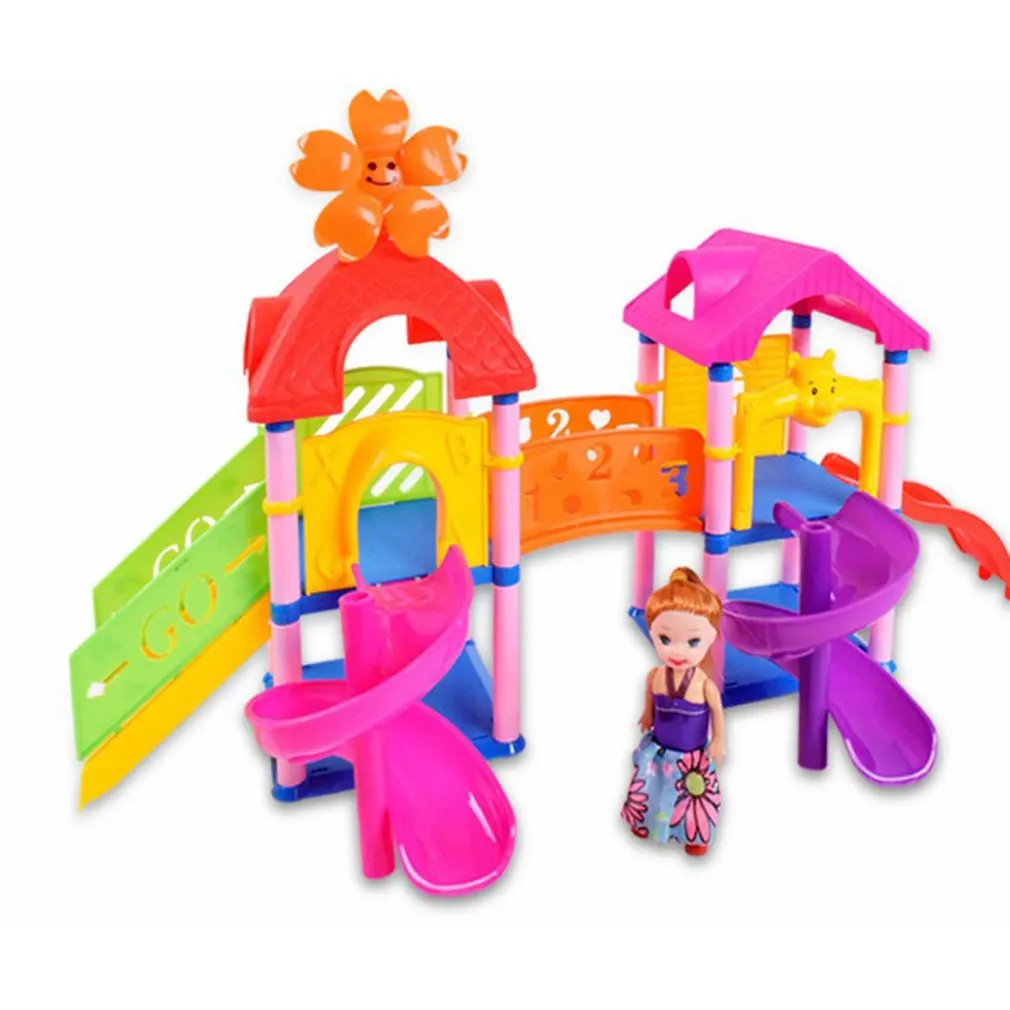 Color Building Blocks Amusement Park Slide Ladder Puzzle Blocks with Cute Girl Doll Educational Toys For Childr
Color Building Blocks Amusement Park Slide Ladder Puzzle Blocks with Cute Girl Doll Educational Toys For Childr