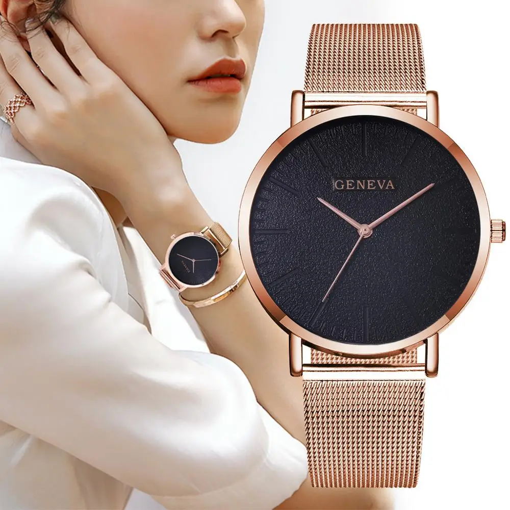 Simple Women Watches Top Brand Luxury Rose Gold Stainless Steel Mesh Quartz Wristwatches Fashion ladies Watch Montre Femme 2018
Simple Women Watches Top Brand Luxury Rose Gold Stainless Steel Mesh Quartz Wristwatches Fashion ladies Watch Montre Femme 2018