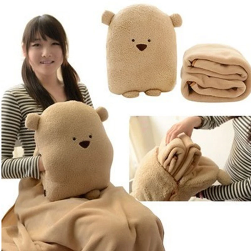 Kaka Cartoon Air Conditioning Blanket Pillow Quilt Dual-use Cushion Hand Warmer Birthday Gift Female Short Pile Quilt Brown
Kaka Cartoon Air Conditioning Blanket Pillow Quilt Dual-use Cushion Hand Warmer Birthday Gift Female Short Pile Quilt Brown