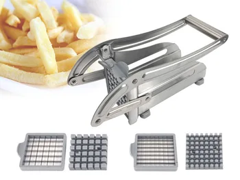 Hot Sale Household Manual Stainless Steel French Fry Cutter Potato Cucumber Vegetable Cutter Slicer Chipper Dicer 2 Blades
Hot Sale Household Manual Stainless Steel French Fry Cutter Potato Cucumber Vegetable Cutter Slicer Chipper Dicer 2 Blades