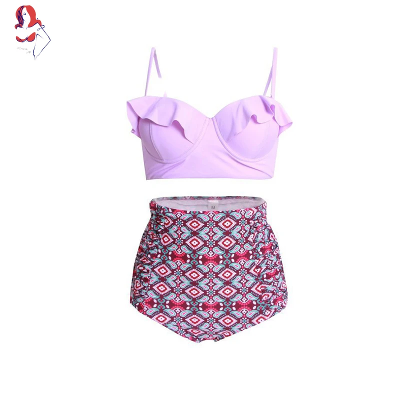 UCHIHA LQ New Sexy Bikini 2017 High Waist Stamp Bikinis Women Swimsuit Embroider Bikini Retro Swimsuit Cintura Alta XXL
UCHIHA LQ New Sexy Bikini 2017 High Waist Stamp Bikinis Women Swimsuit Embroider Bikini Retro Swimsuit Cintura Alta XXL