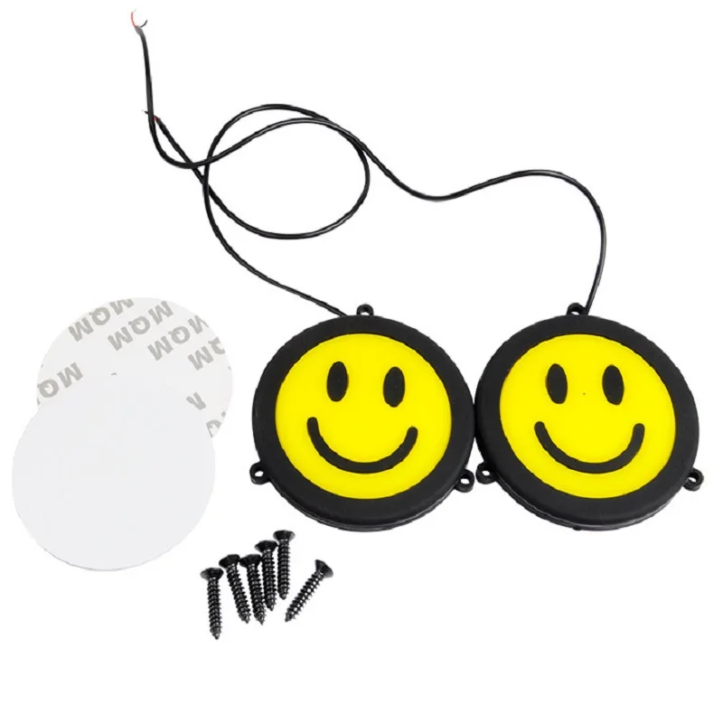 2pcs/set auto 90MM Universal Waterproof Car COB LED Daytime Running Light Cartoon expression Flexible Round Shape Fog Lights
2pcs/set auto 90MM Universal Waterproof Car COB LED Daytime Running Light Cartoon expression Flexible Round Shape Fog Lights